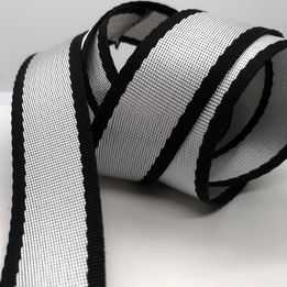 1 Black Cotton Webbing